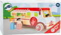 Drevené zmrzlinové vozidlo XL 6, drevené hračky pre deti