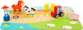 Hračka Small Foot Drevené puzzle s postavičkami Farma, 7259