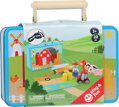 Hračka Small Foot Drevené puzzle s postavičkami Farma, 11075