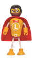 Tidlo Drevené postavičky Superhrdinovia 5ks, 1, hračka pre deti