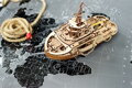 Ugears 3D mechanické puzzle - Remorker – Tougboat 169 ks