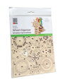 Ugears 3D mechanické Puzzle - Wheel Organizer 51 ks, 4, hračka pre deti