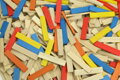 Drevené farebné kocky 100 dielov, 3, hry pre deti