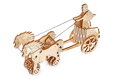 Hračka Wooden City 3D mechanické puzzle - Rímsky voz 69 ks, 8469