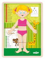 Woody Puzzle Ľudské telo Dievča SK