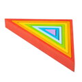 Bigjigs Toys Drevené skladacie trojuholníky