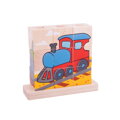 Hračka Bigjigs Toys Nasadzovacie kocky Dopravné prostriedky, 3859