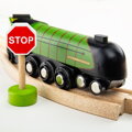 Hračka Bigjigs Rail Drevené vláčiky - Replika lokomotívy Eisenhower, 4602
