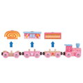 Hračka Bigjigs Rail Drevené vláčiky - Sladký expres + 3 koľaje, 2562