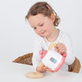 Bigjigs Toys Drevená kanvica ružová, 7554 hračky pre deti