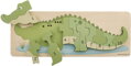Bigjigs Toys Vkladacie puzzle - Krokodíl s číslami, 1, hračky pre deti