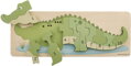 Hračka Bigjigs Toys Vkladacie puzzle - Krokodíl s číslami, 2901