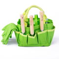 Hračka Bigjigs Toys Záhradný set náradia v plátenej taške zelený, 3974
