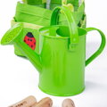 Hračka Bigjigs Toys Záhradný set náradia v plátenej taške zelený, 10369