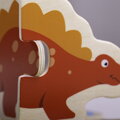 Hračka Bigjigs Toys Dvojdielne puzzle - Dinosaury, 2902
