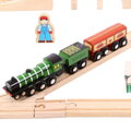 Hračka Bigjigs Rail Drevená vláčikodráha - Flying Scotsman, 8416
