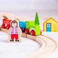 Hračka Bigjigs Rail Drevená vláčikodráha Osmička 40 ks, 11019