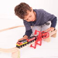 Bigjigs Rail Drevené vláčiky - Nákladný vlak CN, 2, hračky pre deti