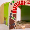 Hračka Bigjigs Rail Drevené vláčiky - Dvojitý železničný tunel, 10493