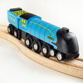 Bigjigs Rail Drevené vláčiky - Replika lokomotívy - Mallard, 192, hračky pre deti