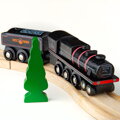 Bigjigs Rail Drevené vláčiky - Replika lokomotívy Black 5, 4, hračky pre deti