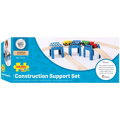 Bigjigs Rail Drevené vláčiky - Set mostnej konštrukcie, 2, hračky pre deti