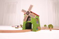 Bigjigs Rail Drevené vláčiky - Veterný mlyn, 2, hračky pre deti