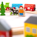 Hračka Bigjigs Rail Moja prvá vláčikodráha 20 ks, 7000