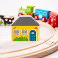 Hračka Bigjigs Rail Moja prvá vláčikodráha 20 ks, 3740