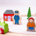 Hračka Bigjigs Rail Moja prvá vláčikodráha 20 ks, 9064