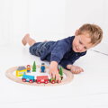 Bigjigs Rail Moja prvá vláčikodráha 20 ks, 4, hračky pre deti