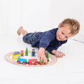 Hračka Bigjigs Rail Moja prvá vláčikodráha 20 ks, 10299