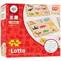 Hračka Drevená hra pre deti Lotto, 7933
