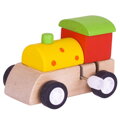 Bigjigs Toys Farebná mašinka na naťahovanie 1 ks, 1, hračky pre deti