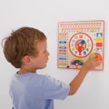 Bigjigs Toys Kalendár s hodinami, 1, hračky pre deti