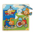 Hračka Bigjigs Toys Moje prvé vkladacie puzzle - Doprava, 3724