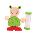 Bigjigs Toys Stojanček na zubnú kefku s presýpacími hodinami 1 ks, 2, hračky pre deti