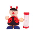 Hračka Bigjigs Toys Stojanček na zubnú kefku s presýpacími hodinami 1 ks, 4