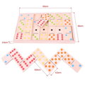 Hračka Bigjigs Toys Veľké drevené domino, 721