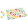 Bigjigs Toys Vkladacie Puzzle Anglická malá abeceda s obrázkami, 1, hračky pre deti