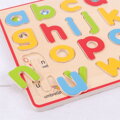 Bigjigs Toys Vkladacie Puzzle Anglická malá abeceda s obrázkami, 2, hračky pre deti