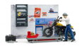 Bruder 62102 Bworld Motocyklový servis Ducati, 5 hračky pre deti