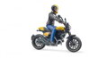 Bruder 63053 bworld motorka Scrambler Ducati s vodičom, 1 hračky pre deti