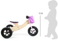 Small Foot Drevené odrážadlo Maxi 2v1 ružové, 3, hračky pre deti