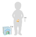 Small Foot Skladacia veža pastelová so zvieratkami, 10106 hračky pre deti