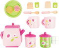 Hračka Drevený čajový set Rose, 6879