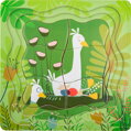 Hračka Viacvrstvové puzzle Kačacia rodinka, 8676