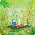 Hračka Viacvrstvové puzzle Kačacia rodinka, 10074