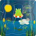 Hračka Viacvrstvové puzzle Žabí kráľ, 2884
