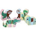 Hračka Vilac Drevené magnetické puzzle Zvieratká Jungle, 3488